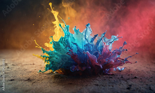 Paint explosion