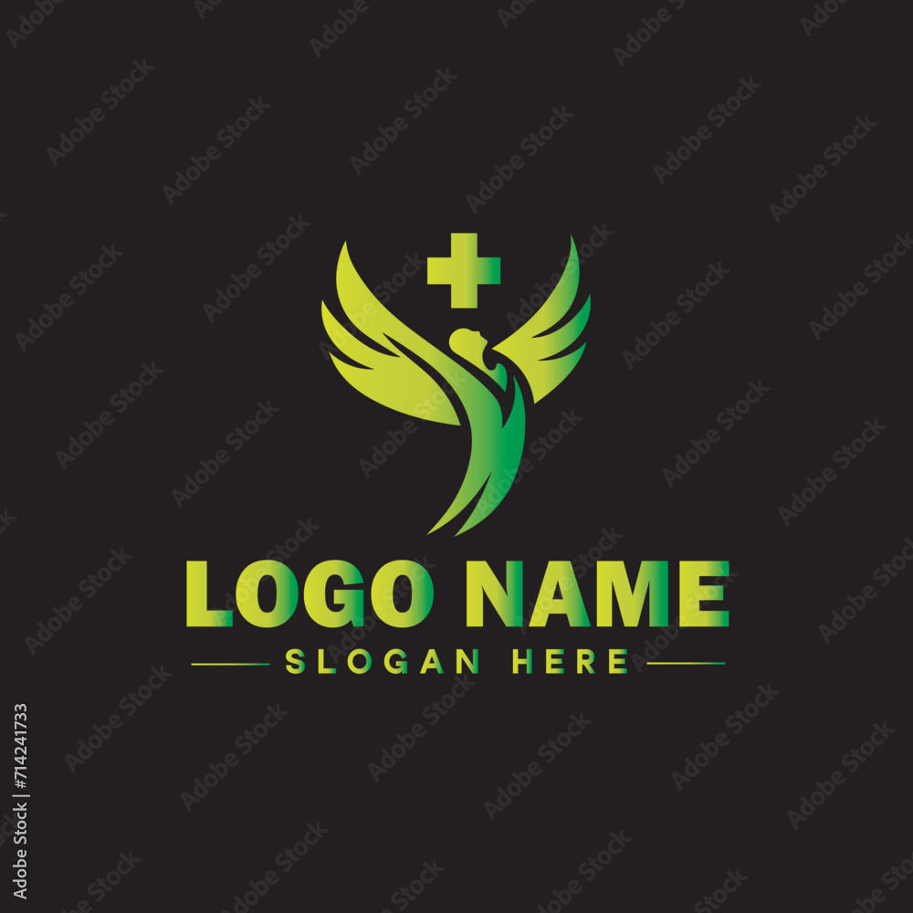 Health logo clinic medical wellness fitness spa yoga sports logo and icon symbol clean flat modern minimalist business logo design editable vector Health logo clinic medical wellness fitness spa yoga sports logo and icon symbol clean flat modern minimalist business logo design editable vector
