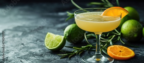 Alcoholic Hemingway Daiquiri with Citrus photo