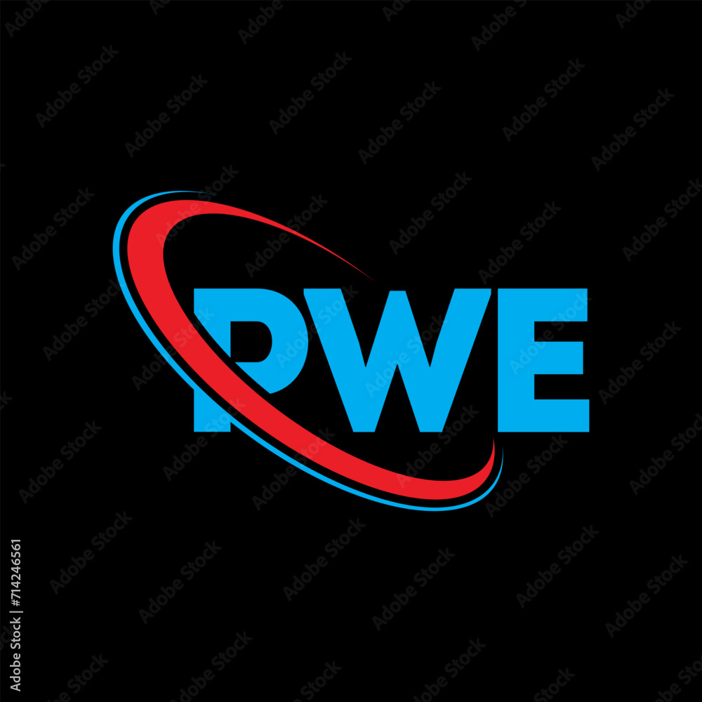 PWE logo. PWE letter. PWE letter logo design. Initials PWE logo linked with circle and uppercase monogram logo. PWE typography for technology, business and real estate brand. PWE logo. PWE letter. PWE letter logo design. Initials PWE logo linked with circle and uppercase monogram logo. PWE typography for technology, business and real estate brand.