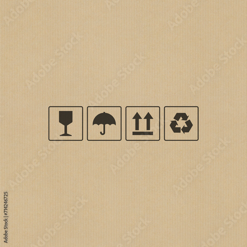 warning, protection, set, arrow, isolated, logistic, beige, attention, mark, symbol, sign, up, element, parcel, pack, transfer, fragile, care, icon, box, paper, vector, protect, graphic, sticker, labe