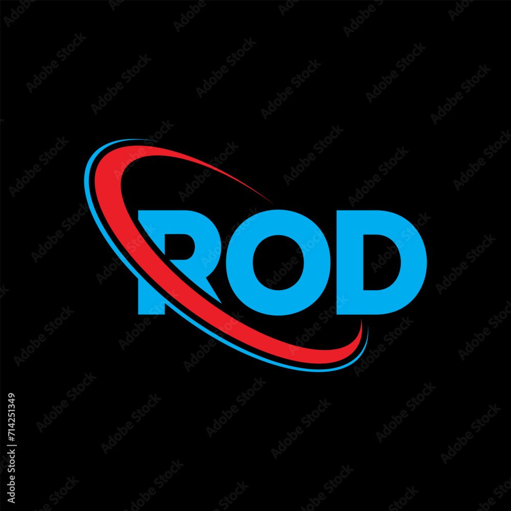ROD logo. ROD letter. ROD letter logo design. Initials ROD logo linked with circle and uppercase monogram logo. ROD typography for technology, business and real estate brand. ROD logo. ROD letter. ROD letter logo design. Initials ROD logo linked with circle and uppercase monogram logo. ROD typography for technology, business and real estate brand.