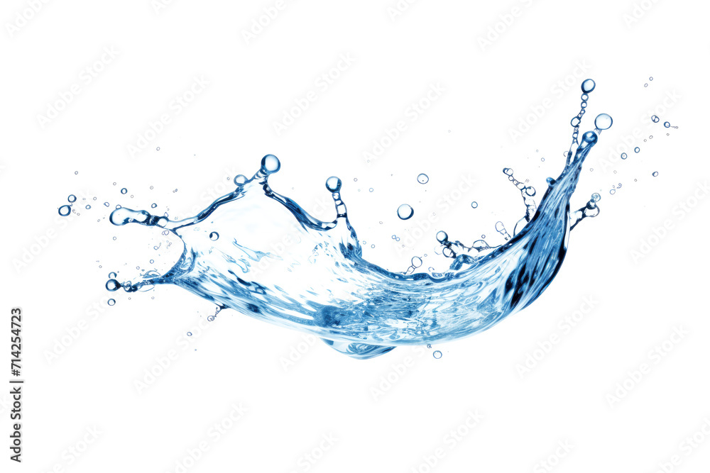 Blue water swirl splash with little bubbles isolated on clear png background, liquid flowing in form of wave Blue water swirl splash with little bubbles isolated on clear png background, liquid flowing in form of wave