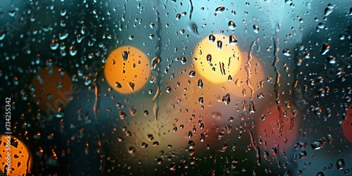 Raindrops on the window. Rain drops on window , rainy day background.