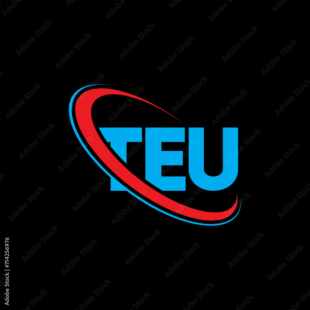 TEU logo. TEU letter. TEU letter logo design. Initials TEU logo linked with circle and uppercase monogram logo. TEU typography for technology, business and real estate brand. TEU logo. TEU letter. TEU letter logo design. Initials TEU logo linked with circle and uppercase monogram logo. TEU typography for technology, business and real estate brand.