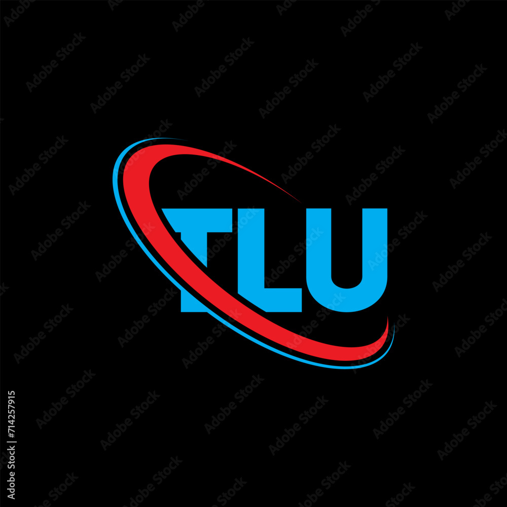 TLU logo. TLU letter. TLU letter logo design. Initials TLU logo linked with circle and uppercase monogram logo. TLU typography for technology, business and real estate brand.