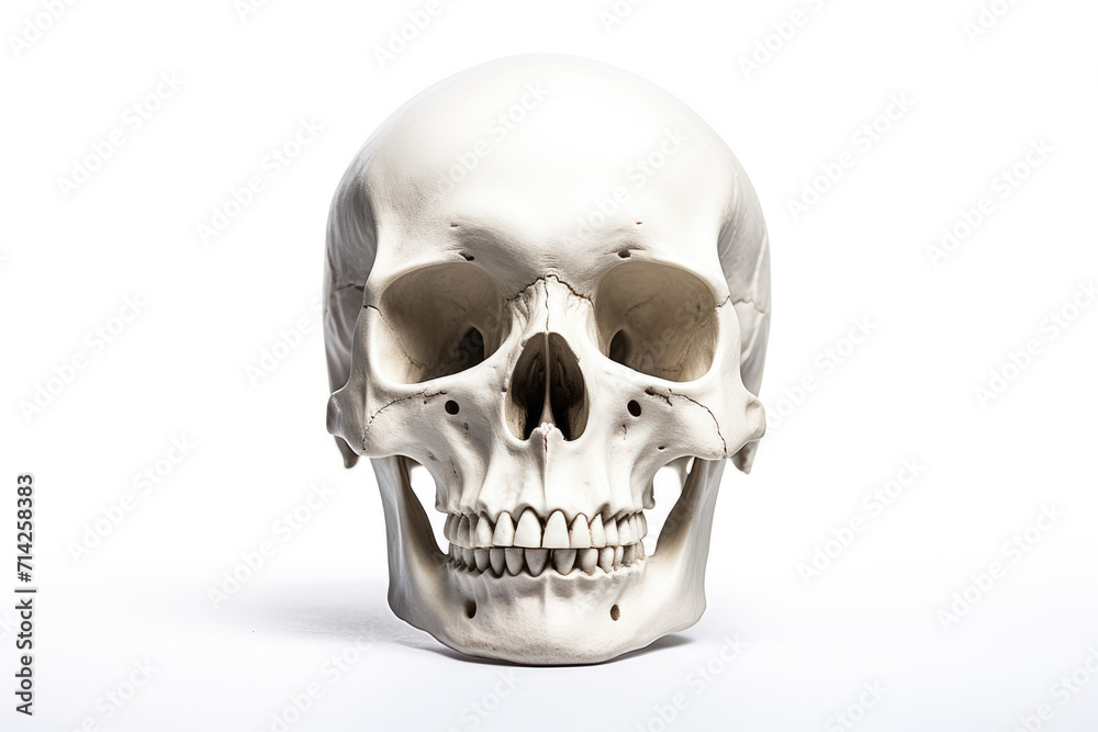 Skeleton head isolated on white background Skeleton head isolated on white background