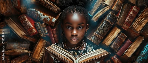 An image that symbolizes the impact of Black people literature. photo