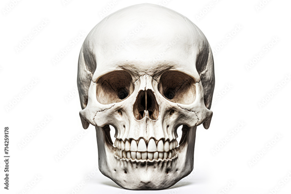 Skull head isolated on white background Skull head isolated on white background