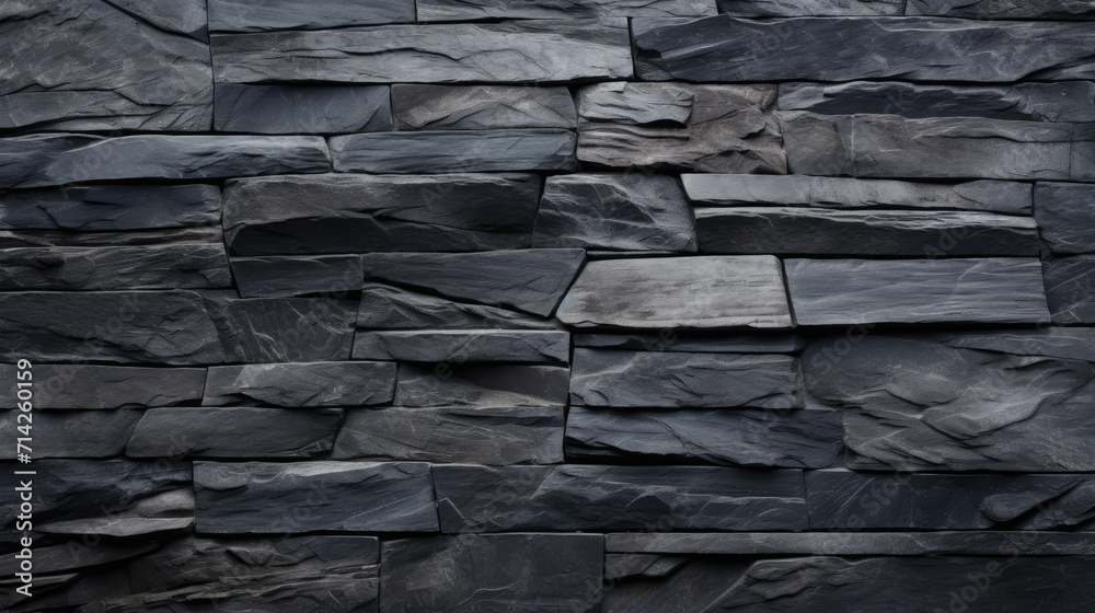 Slate stone wall pattern Slate stone wall pattern