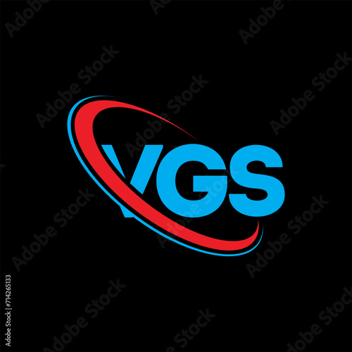 VGS logo. VGS letter. VGS letter logo design. Initials VGS logo linked with circle and uppercase monogram logo. VGS typography for technology, business and real estate brand. photo