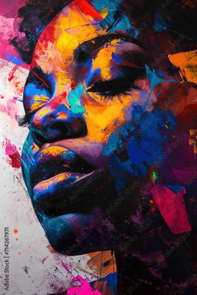 Expressive and vibrant portraits of influential Black figures