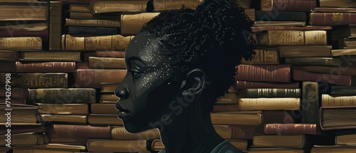 An image that symbolizes the impact of Black people literature.