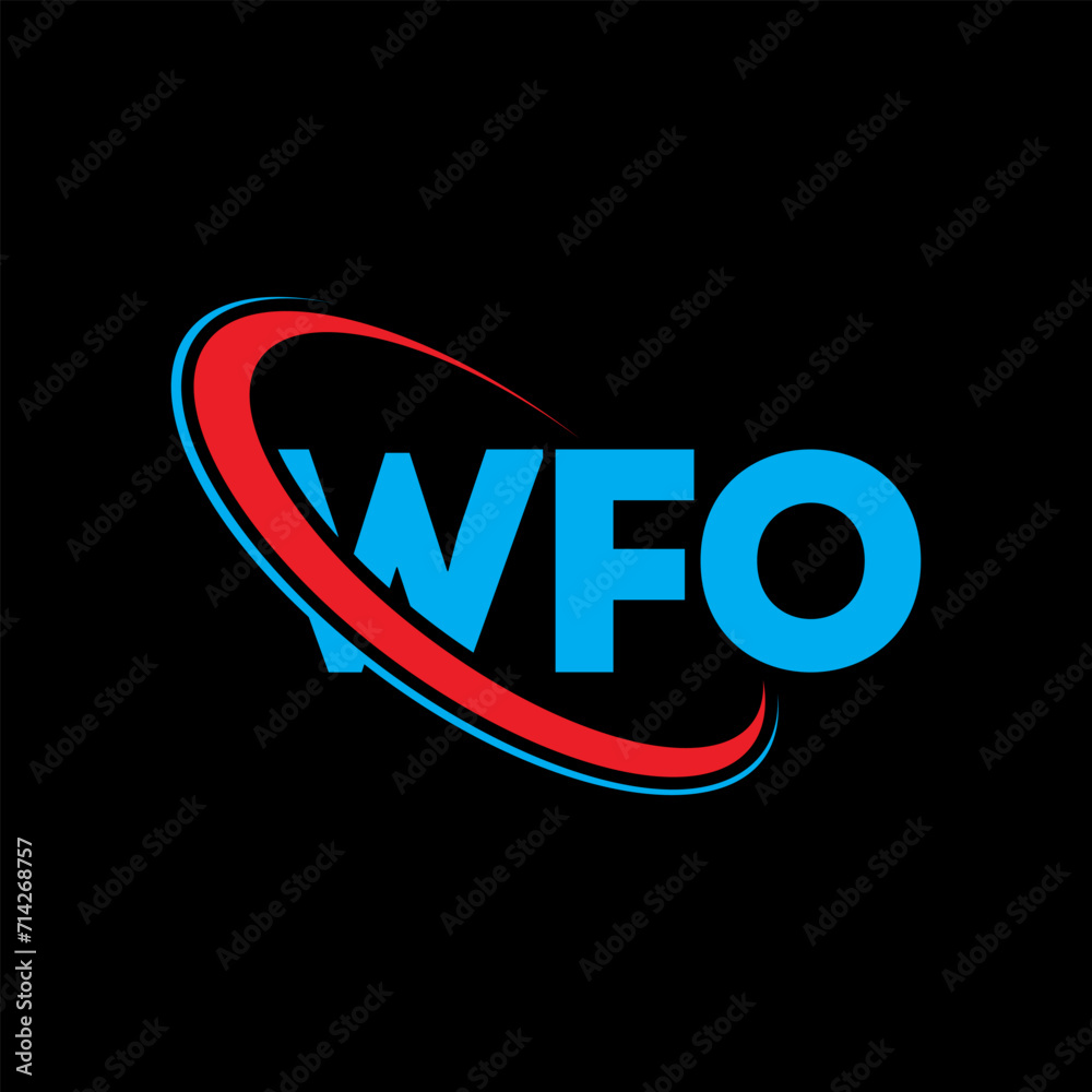 WFO logo. WFO letter. WFO letter logo design. Initials WFO logo linked with circle and uppercase monogram logo. WFO typography for technology, business and real estate brand. WFO logo. WFO letter. WFO letter logo design. Initials WFO logo linked with circle and uppercase monogram logo. WFO typography for technology, business and real estate brand.