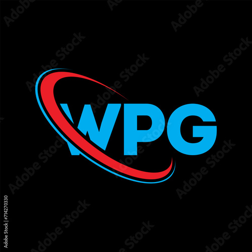 WPG logo. WPG letter. WPG letter logo design. Initials WPG logo linked with circle and uppercase monogram logo. WPG typography for technology  business and real estate brand.