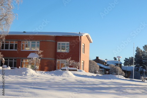 house in the snow © Svetlana