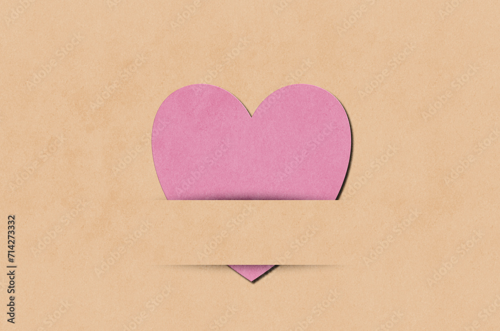 Paper cut with heart shape. Illustration for Saint Valentine Day, Anniversary, greeting card. Paper cut with heart shape. Illustration for Saint Valentine Day, Anniversary, greeting card.