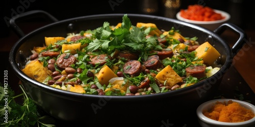 Puerto Rican Comfort in a Bowl. Hearty Pigeon Pea Stew, 