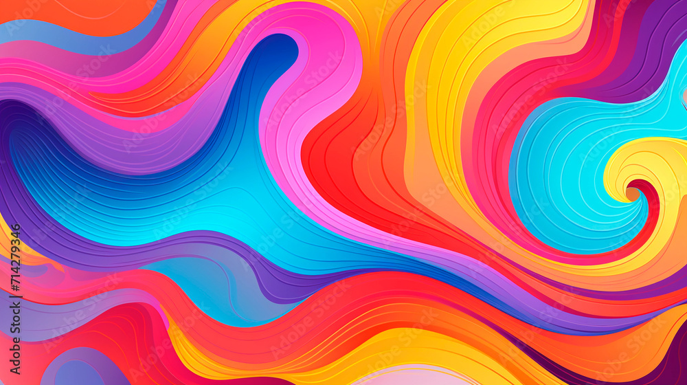 Colorful abstract wavy background. Colorful abstract wavy background.