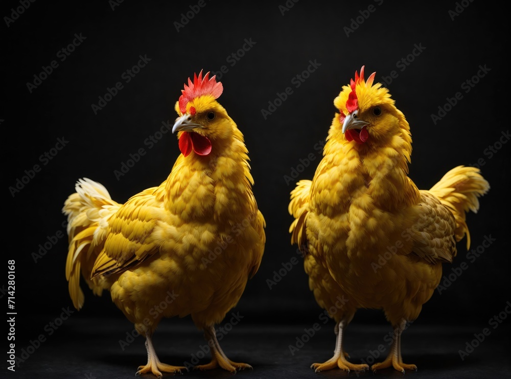 Fototapeta premium Midnight Chicken Majesty