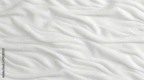 Seamless White Fabric Texture Background AI Generated