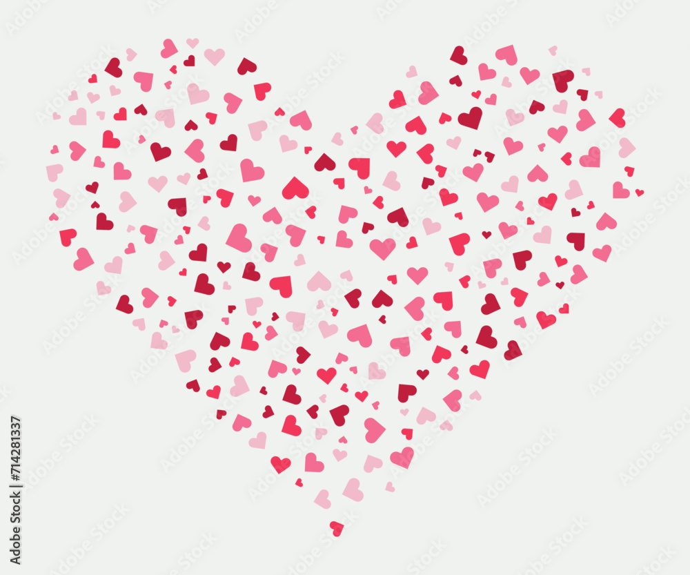 Heart shape for valentine decoration