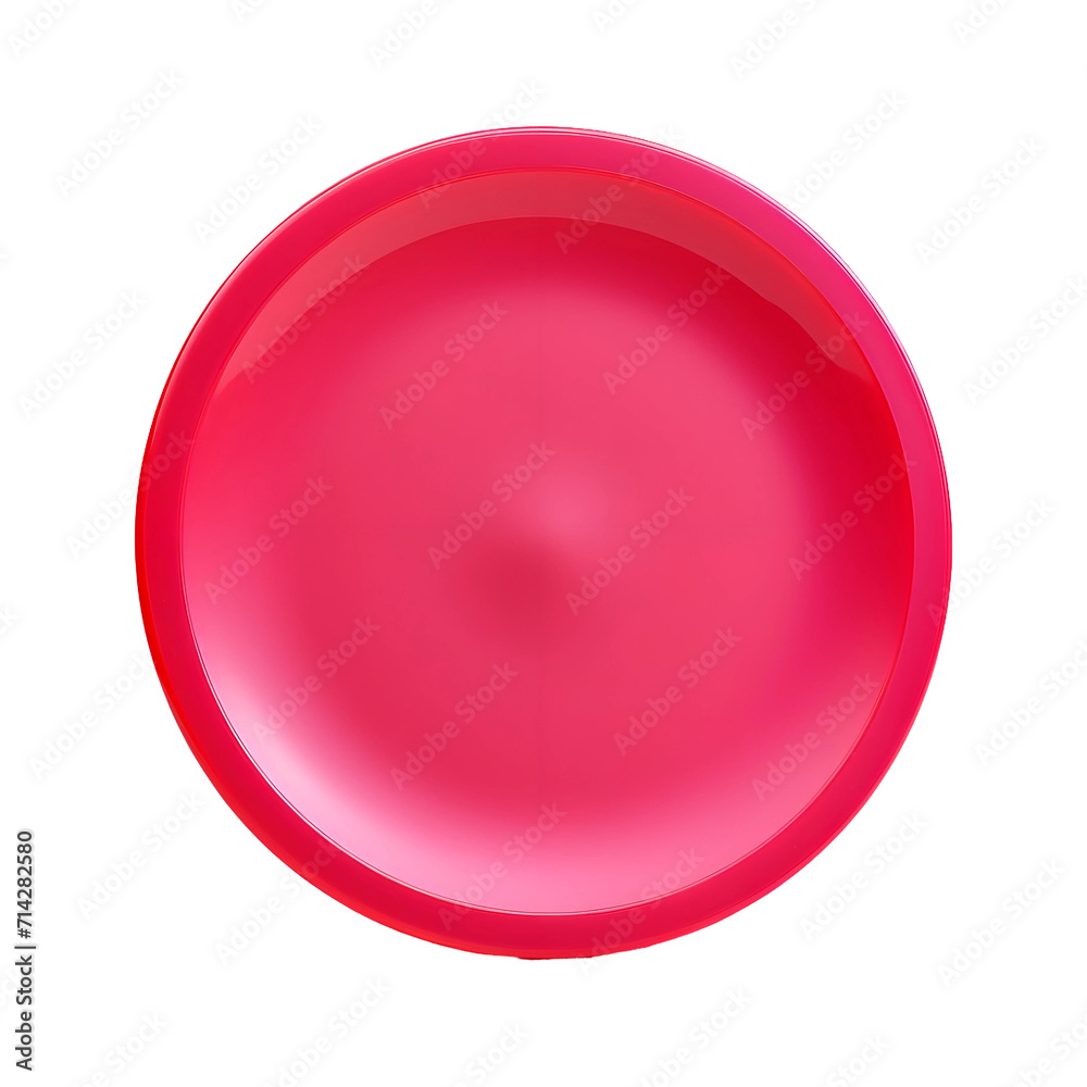 Pink frisbee (PNG Object) isolated on white and transparent background Pink frisbee (PNG Object) isolated on white and transparent background