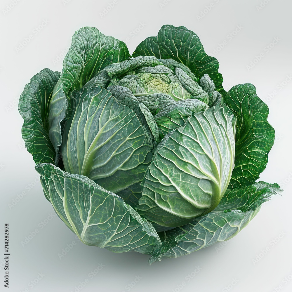 Obraz premium cabbage isolated on white