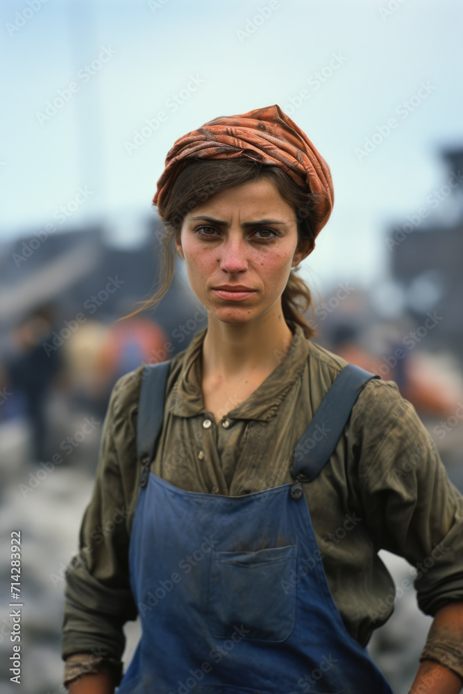 Turkish female worker