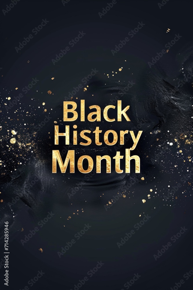 black history month poster black background black history month poster black background