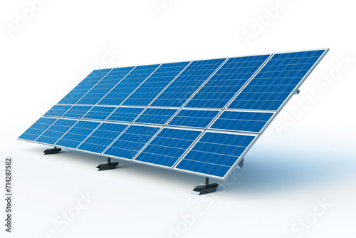 Innovative Solar Power in Blue and White