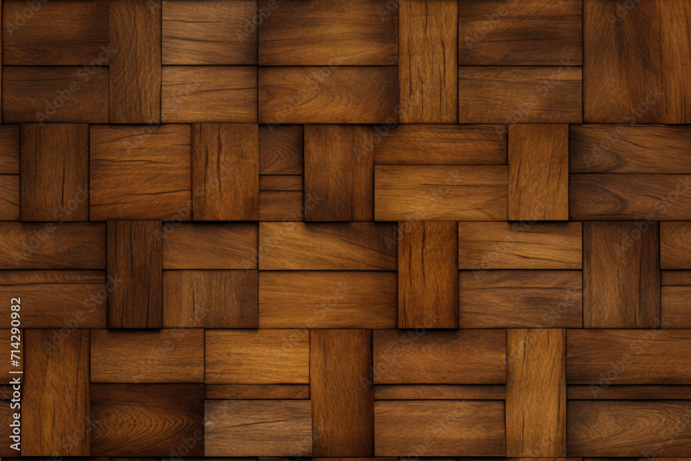 Wood tiles pattern background