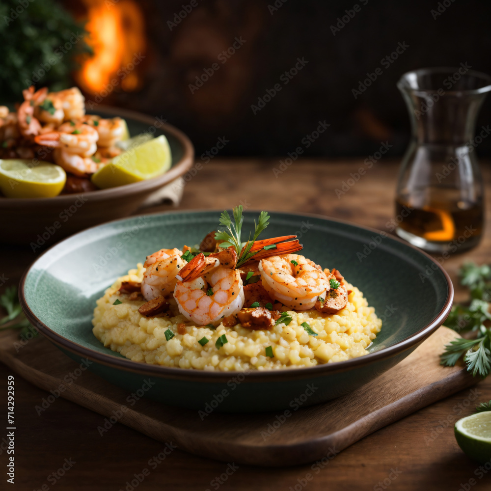 Cajun Shrimp and Grits - Spicy Southern Comfort Cajun Shrimp and Grits - Spicy Southern Comfort