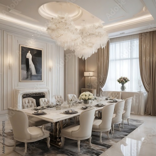Luxury dinning room design