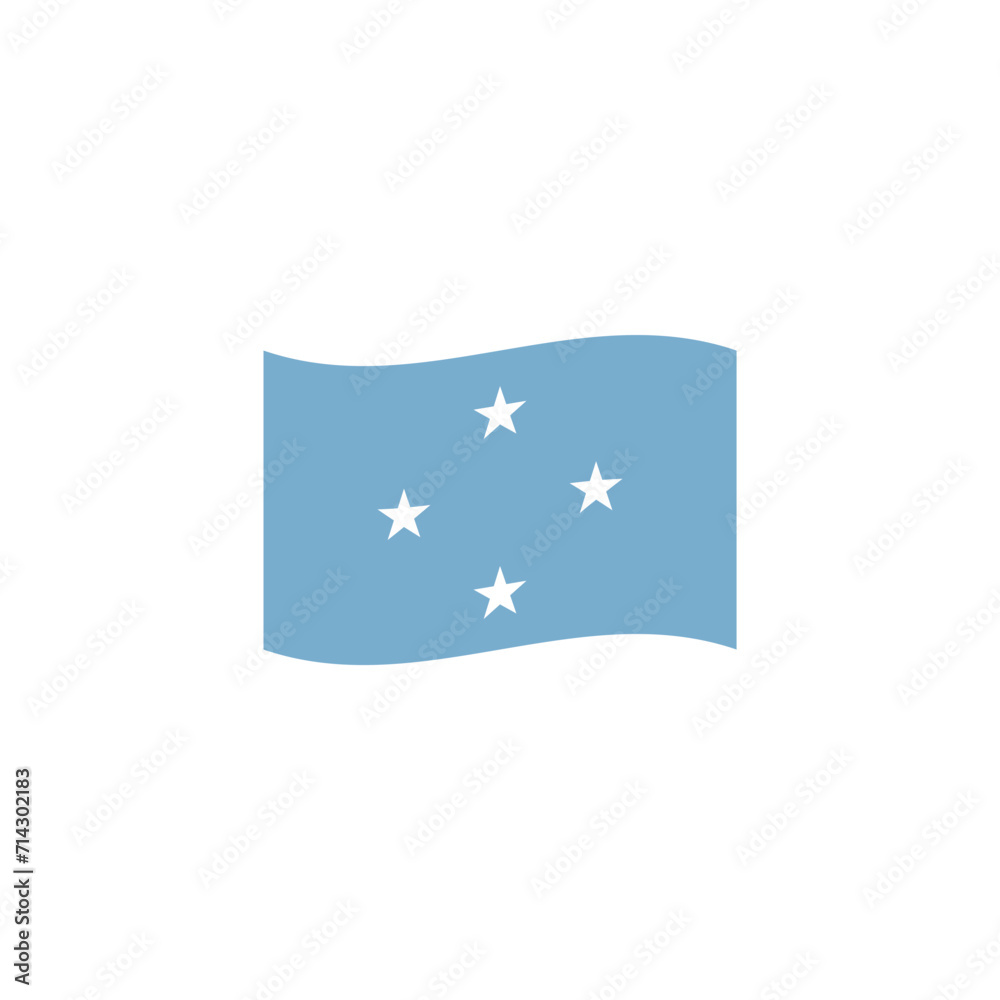 Flag of Micronesia Vector symbol Flag of Micronesia Vector symbol