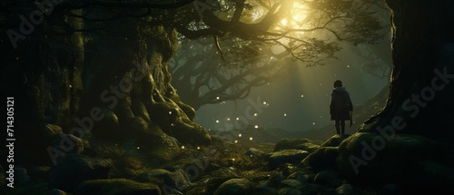 
A young apprentice druid discovers a hidden grove pulsating with ancient magic. Write their journey to harness its power and protect the forest from encroaching forces photo