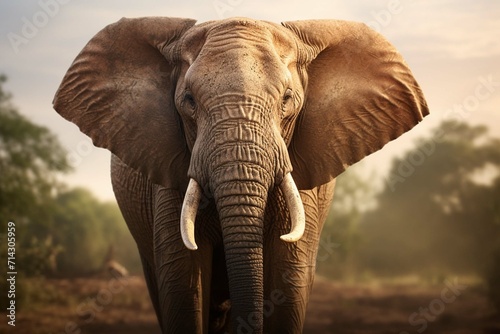  An elephant portrait © Amer