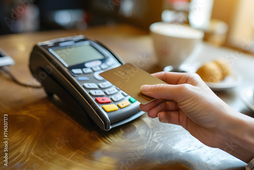 Seamless Credit Card Payments - Generative AI photo