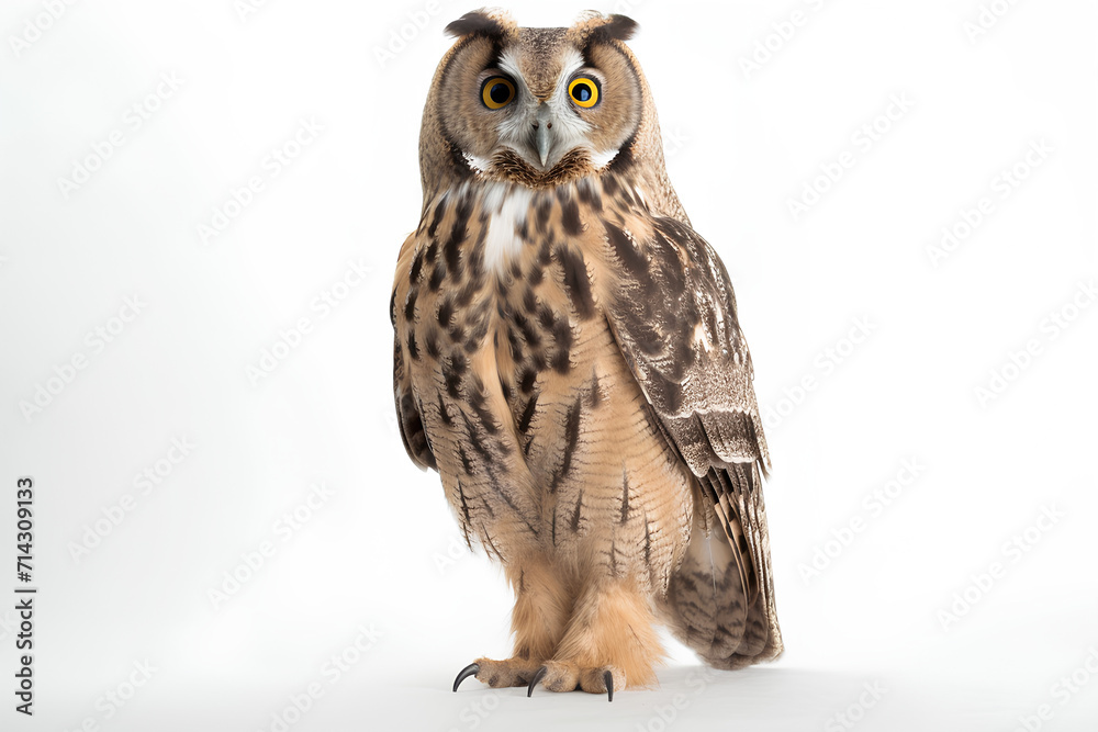 Naklejka premium great horned owl