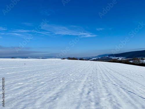 Auf dem Weg zum Ochsenkopf bei Hamma im Winter