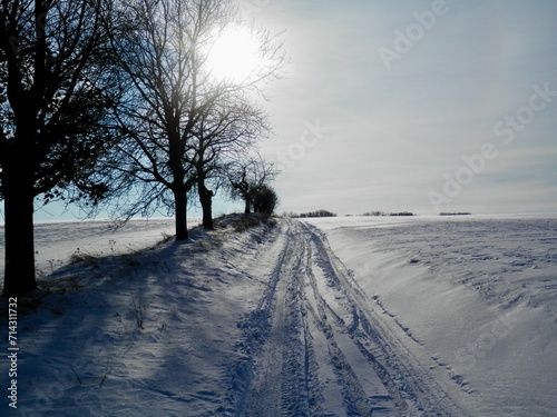 auf dem Weg zum Ochsenkopf bei Hamma im Winter © Jens