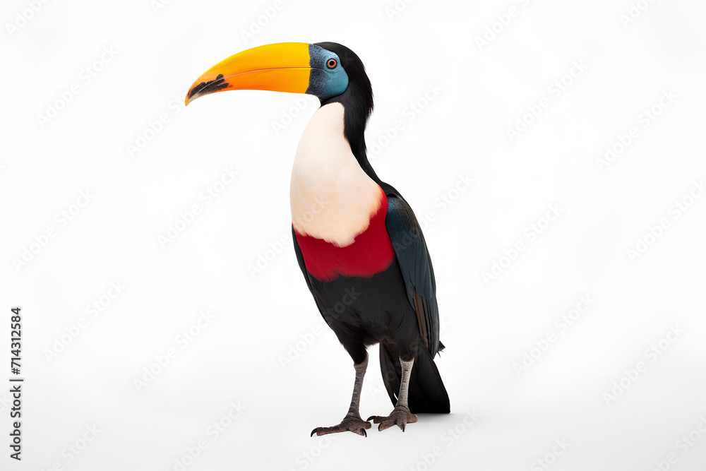 Fototapeta premium toucan on a white background