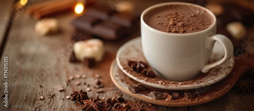 Enjoy a morning hot chocolate break. © 2rogan