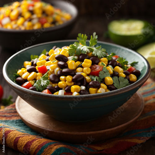 Southwestern Black Bean and Corn Salad - Zesty Tex-Mex Delight