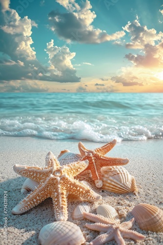  Starfish and shells unite © BrandwayArt