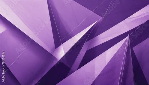 abstract purple background with modern art shapes and triangle angles and lines in abstract design pattern