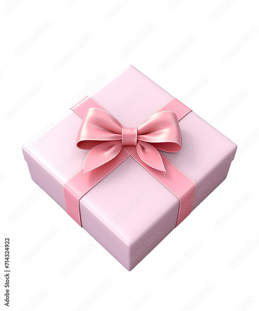 illustration of pink valentine gift box ai generated illustration of pink valentine gift box ai generated