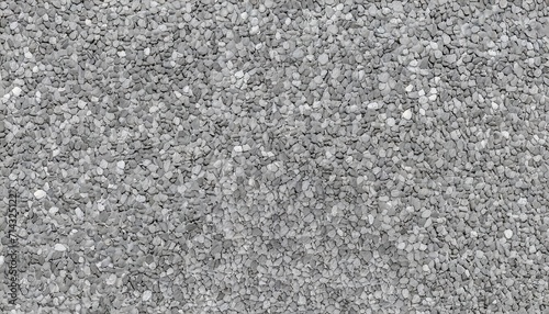 panorama of gray gravel floor texture and background seamless