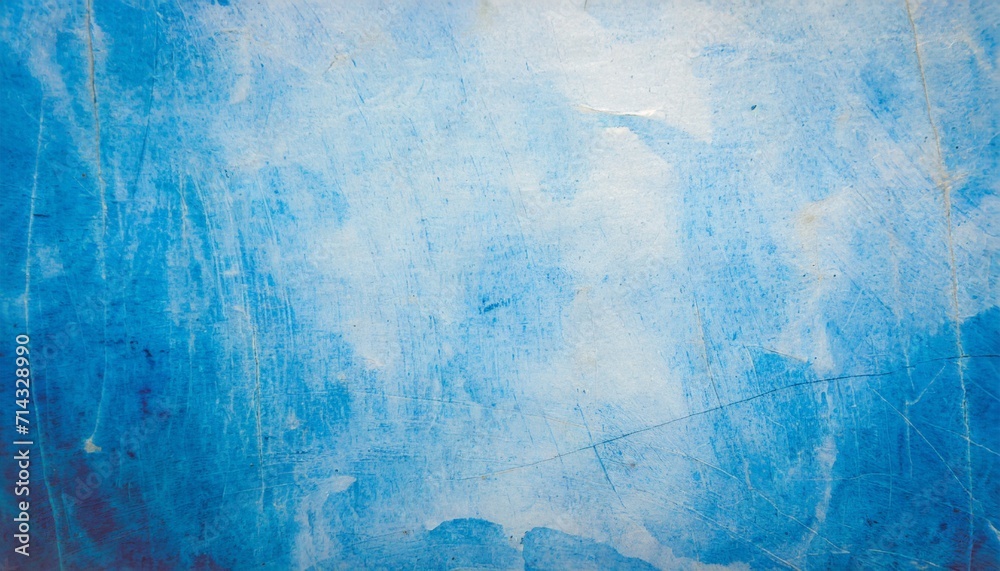the texture of the old paper blue background light blue background in grunge style