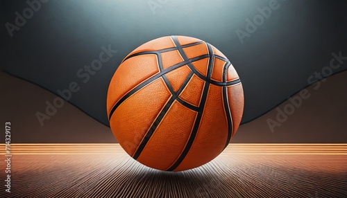 basketball ball on background ai generative © Trevin